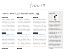 Tablet Screenshot of dabeatfm.com